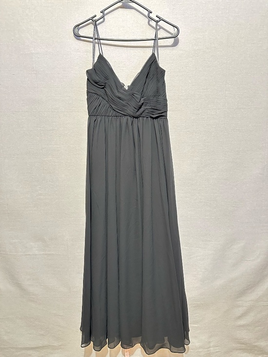 NWT Ieena for Mac Duggal Faux Wrap Sleeveless Flowy Midi Dress - size XS - Picture 4 of 7